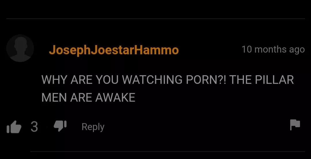 You cannot escape the Jojo references.