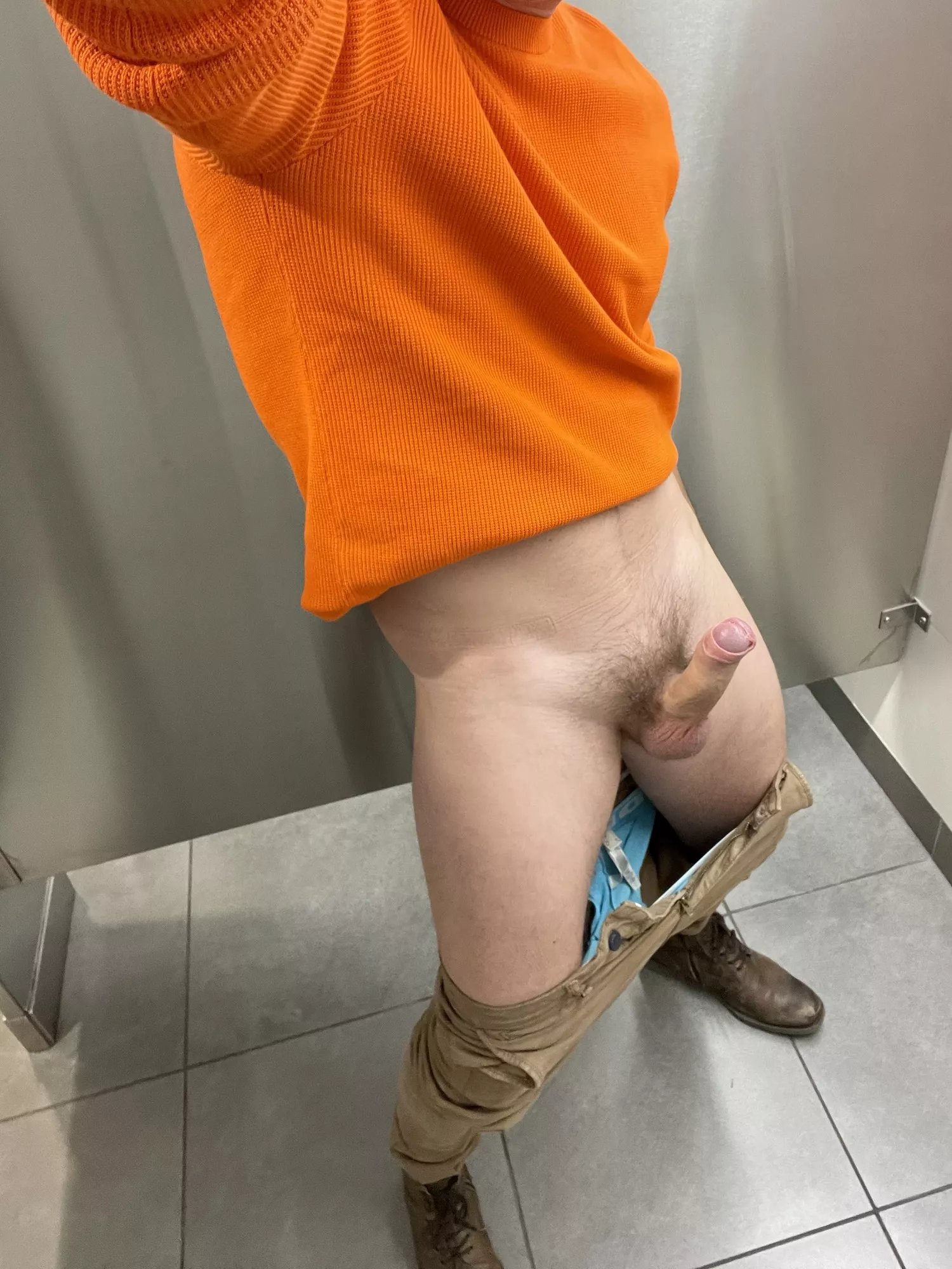 You caught the great pumpkin with his pants down