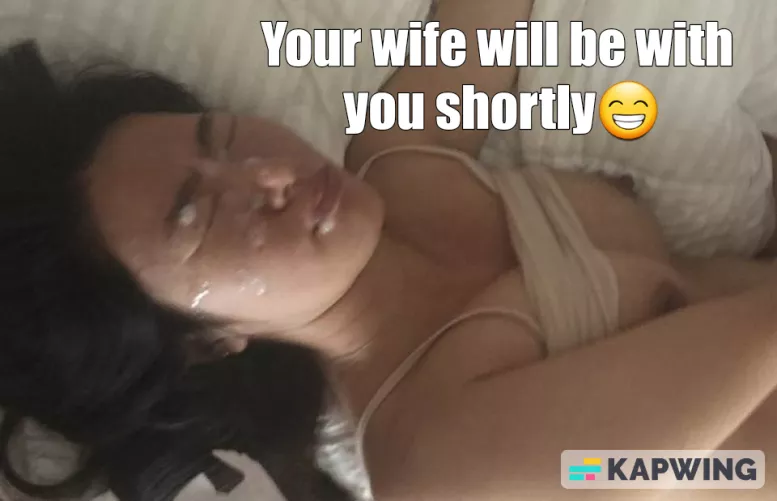 You get this message from your wife's phone while you wait to pick her up from work