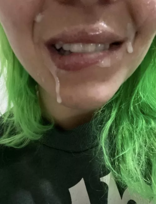 You left your load on my face