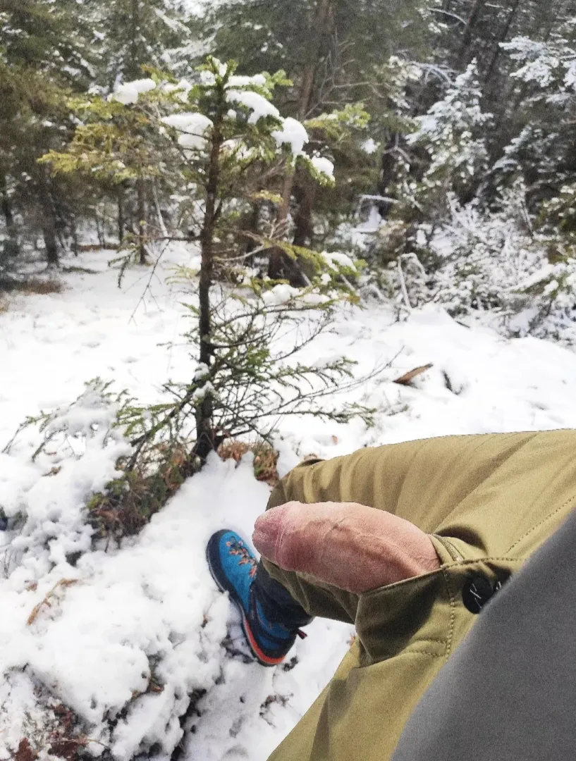 you like it outdoors in the fresh snow?