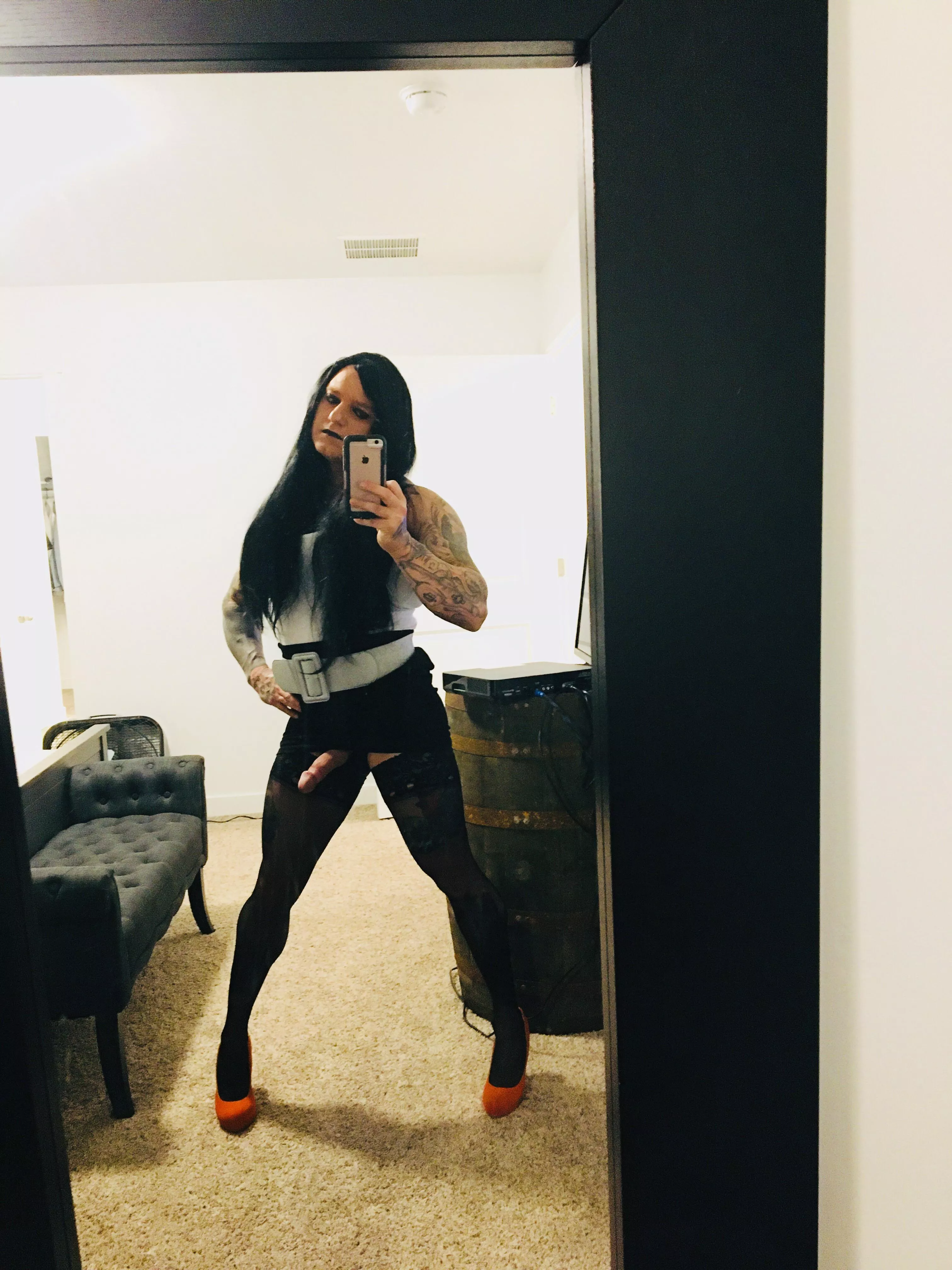 You like my heels?