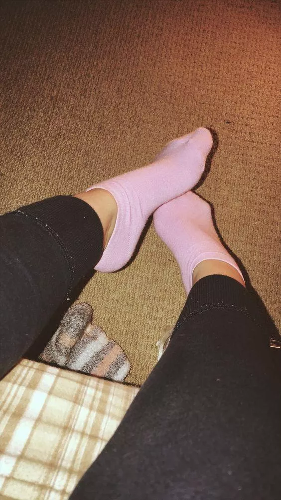 You like my pinky socks?