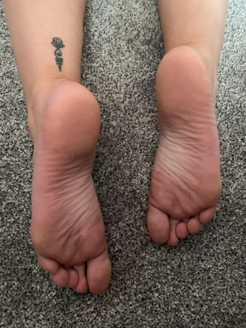 You look down and see my soles, what are you doing next ?