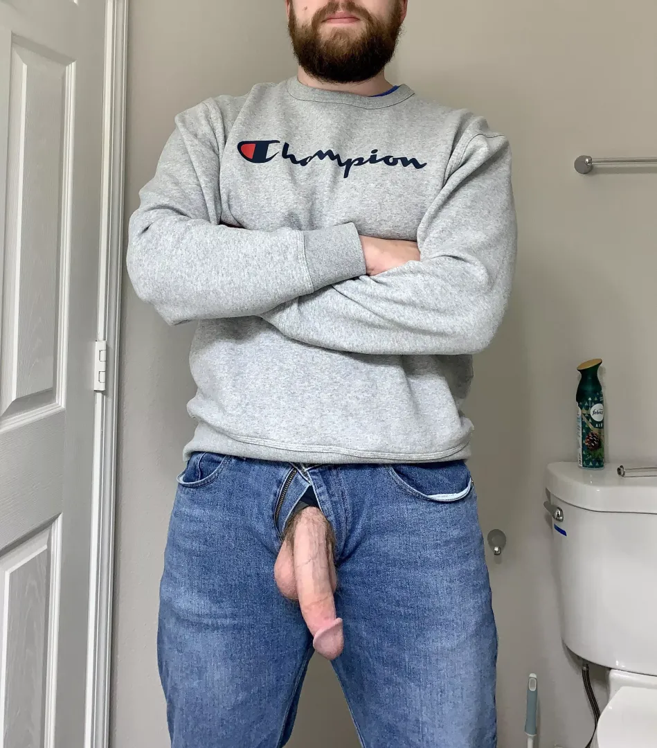 You never know what that dad at the grocery store is packing.