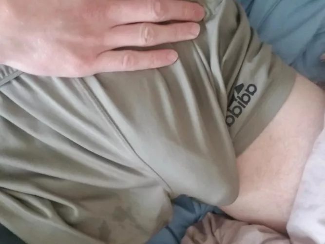 you see me standing on the bus with this bulge, do you look away?