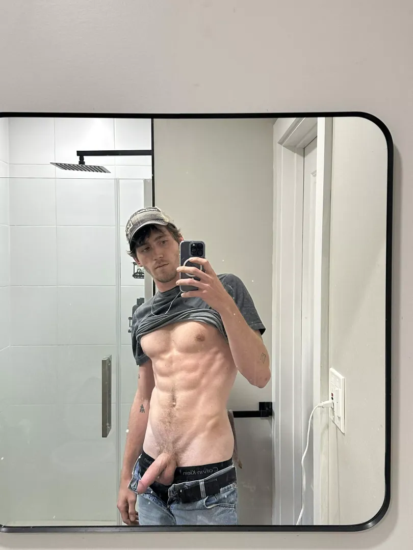 You should bend over and let me fill you up with.