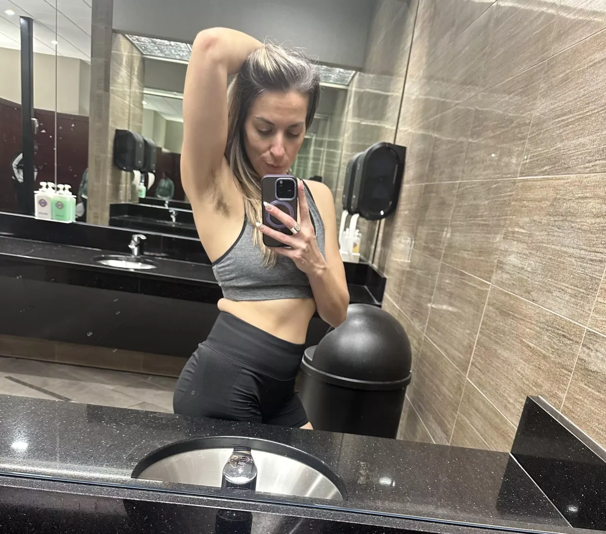 You spot me at the gym and….