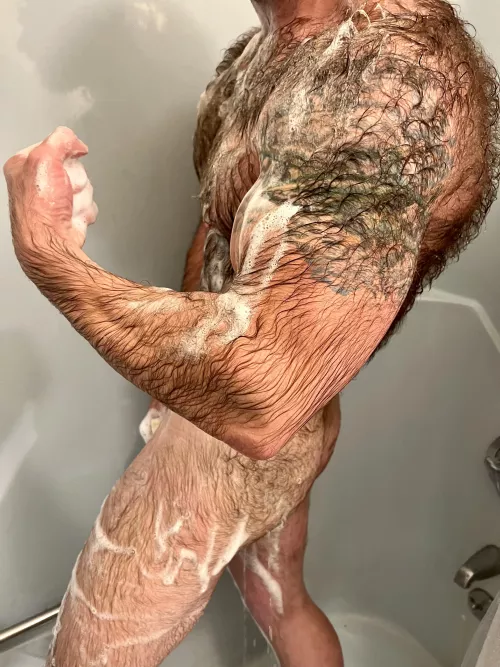 You want to hop in and get my back? 😊 🚿 🧼
