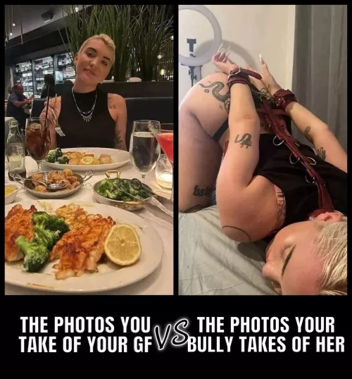 You wish you could take photos of your GF like that…