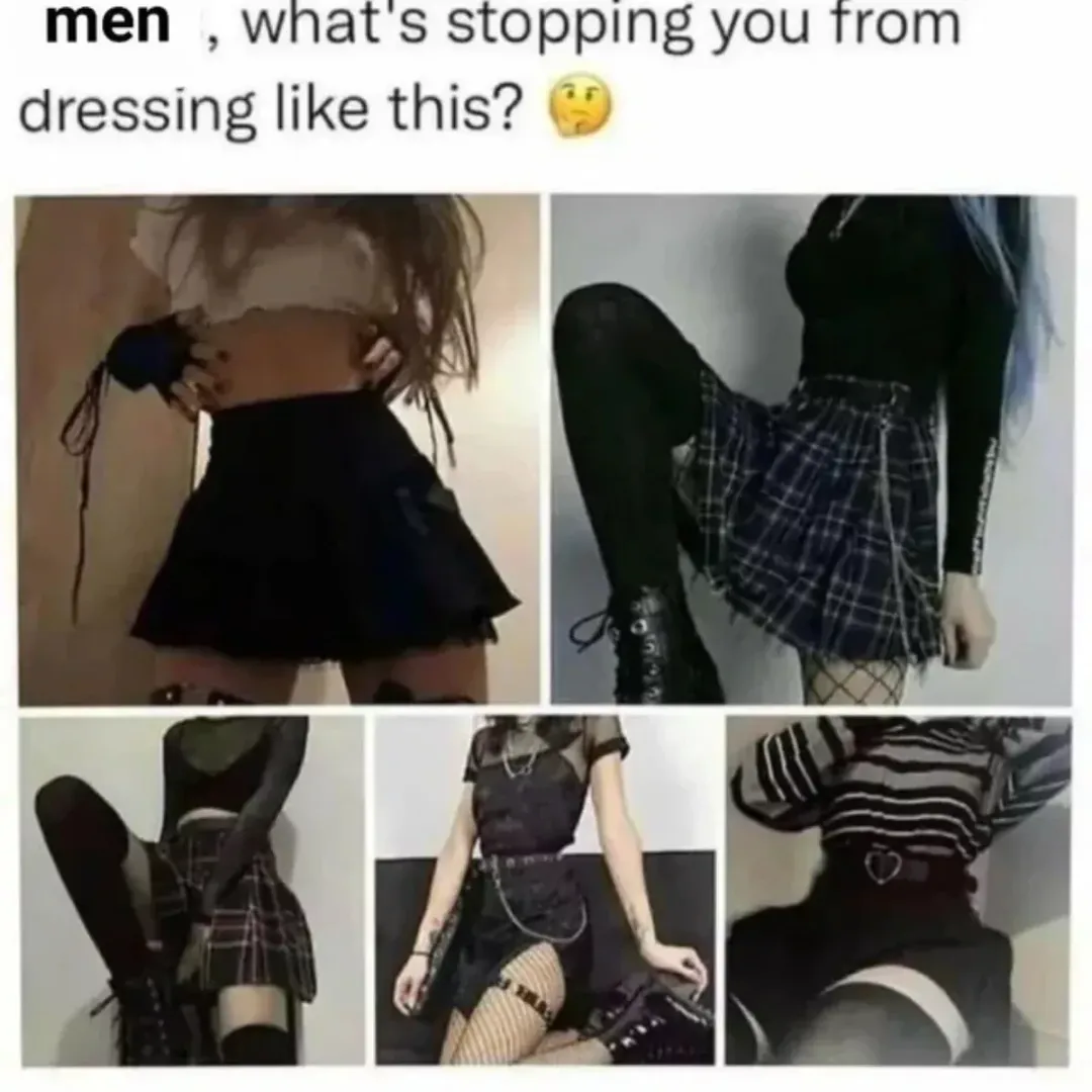 You'll look more feminine in these.