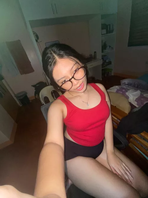 your cousin when she found out you were sleeping at her room