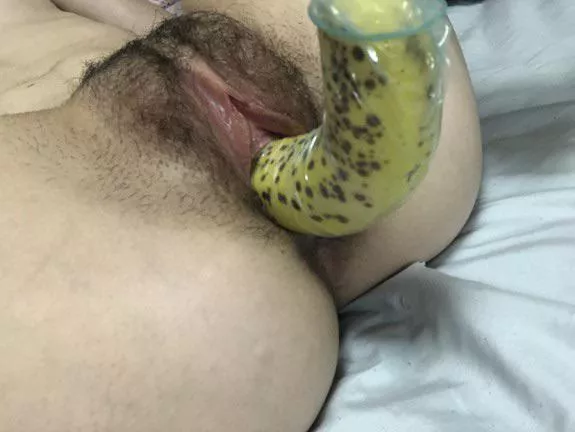 Your dick should be here not a banana