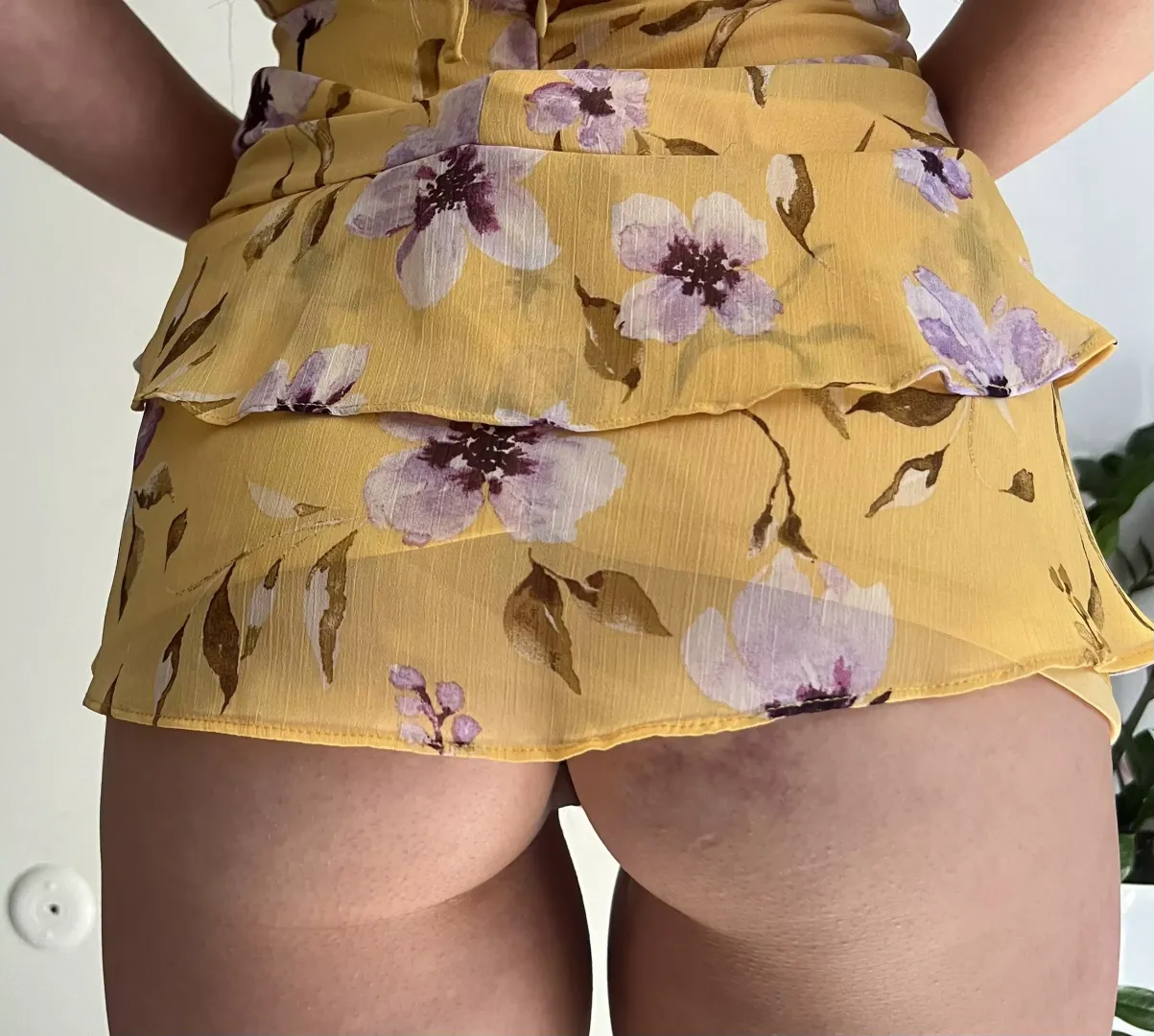 Your little surprise under my dress 