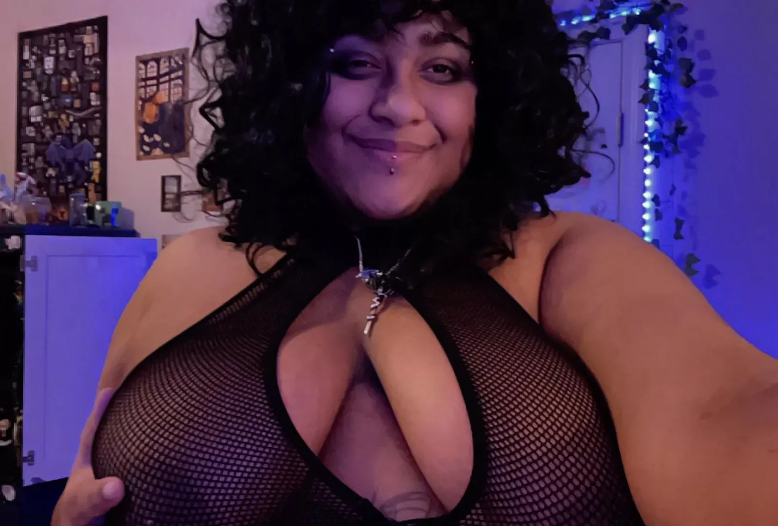 Your pathetic little white cock could never please a black goddess such as myself. Only your misery could put a smile on my face.