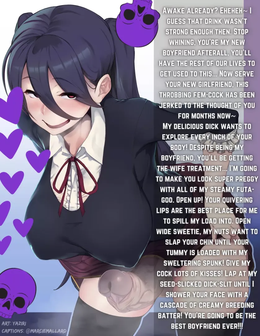 Your stalker wakes you up~ [Noncon] [Drugged] [POV] [Futanari] [Yandere]