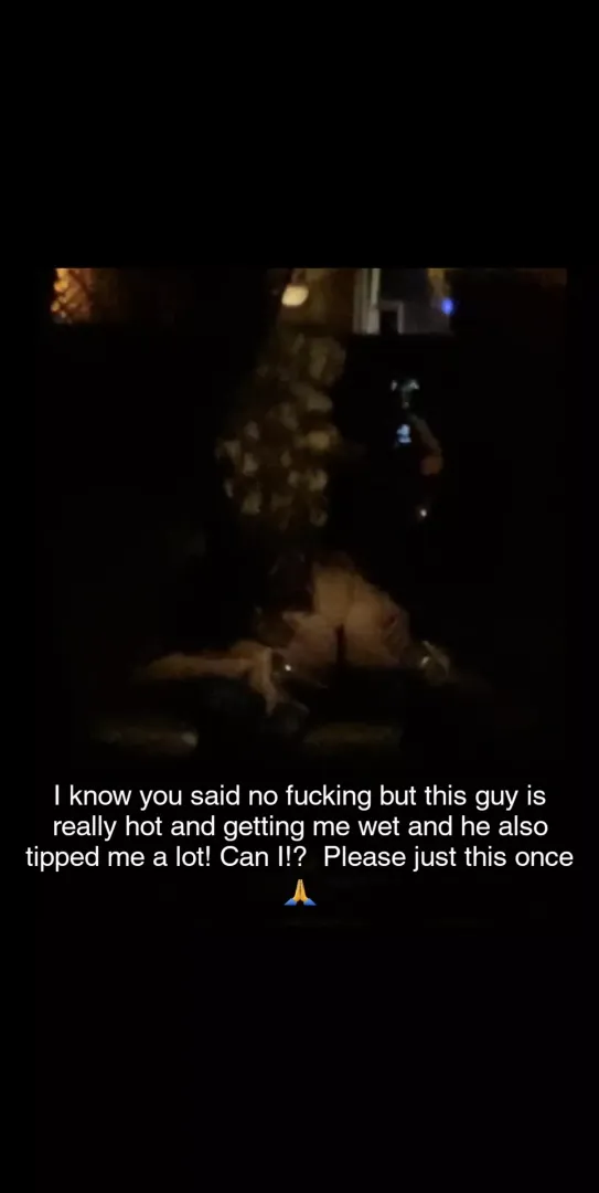 Your stripper wife wants to fuck a client and go agaisnt your rules! Can she?