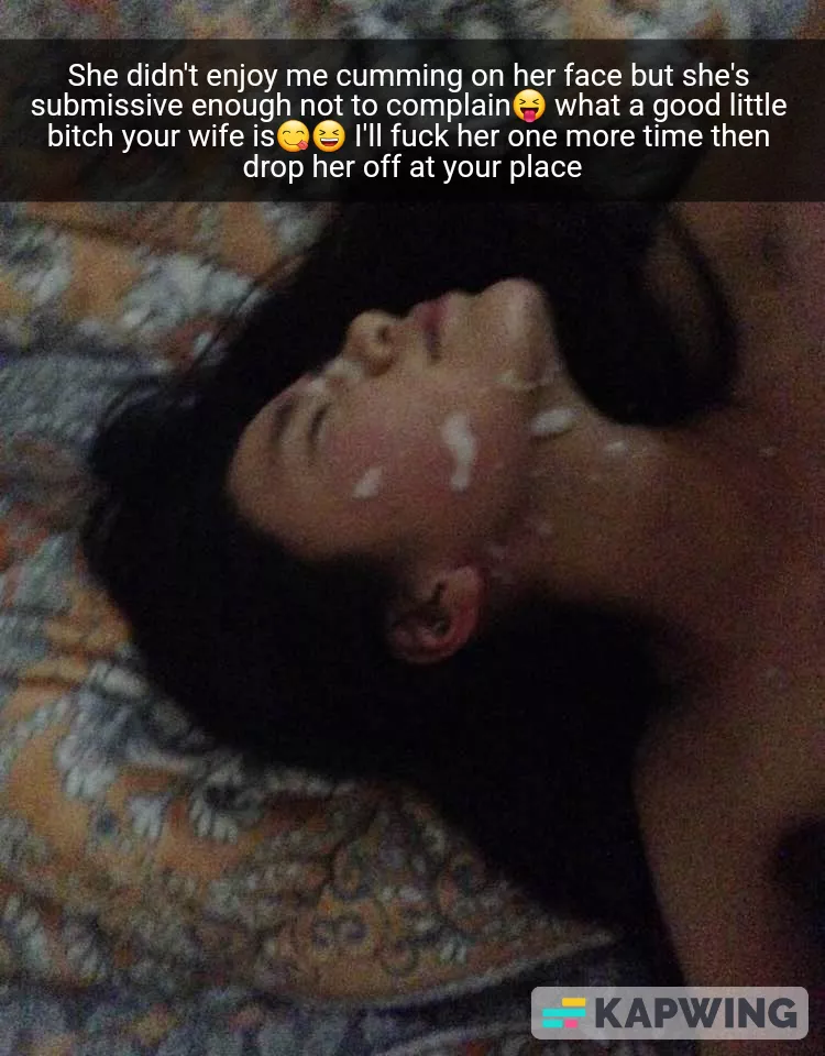 Your wife doesn't like facials but she won't complain to the bull