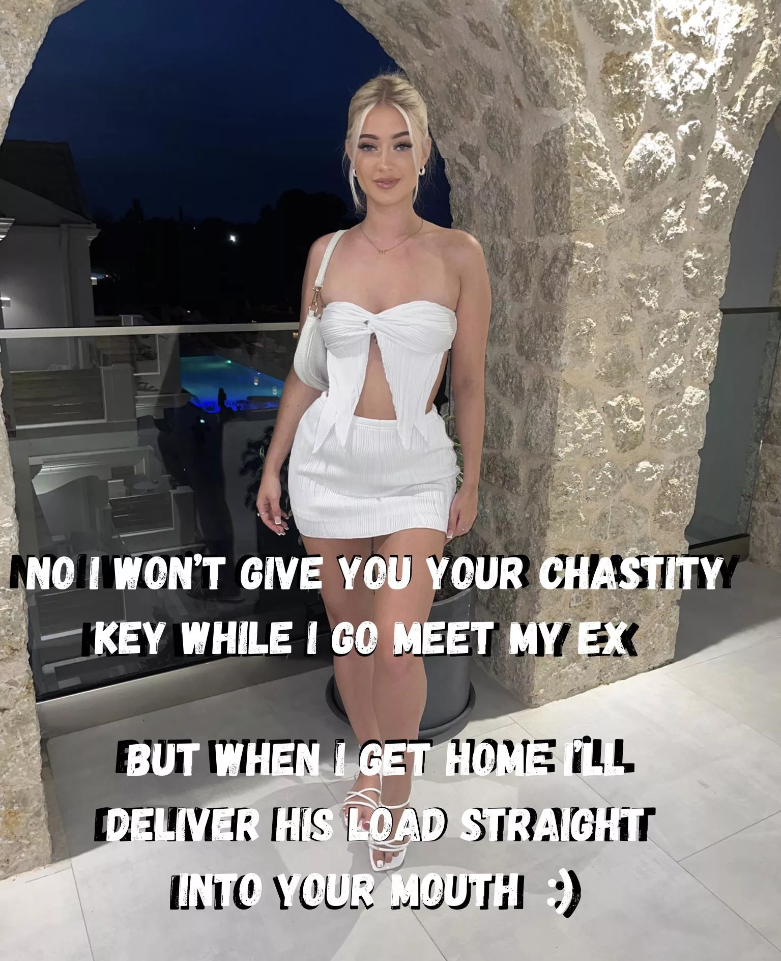 You're getting lucky tonight loser ! [F19]