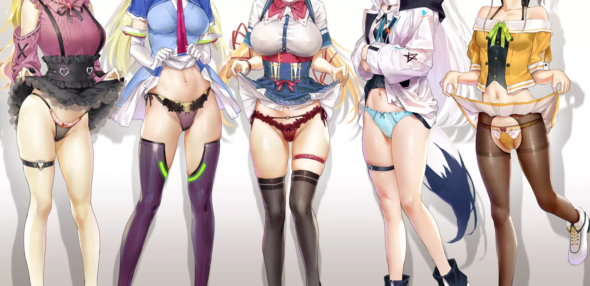 Yozora Mel, Aki Rosenthal, Akai Haato, Fubuki, Natsuiro Matsuri