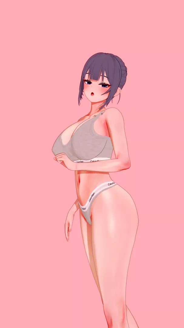 Yuna's yummy thighs [Original] (by Biya)
