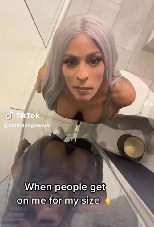 Zelina Vega cleavage